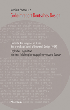 Geheimreport Deutsches Design Cover Geheimreport Deutsches Design