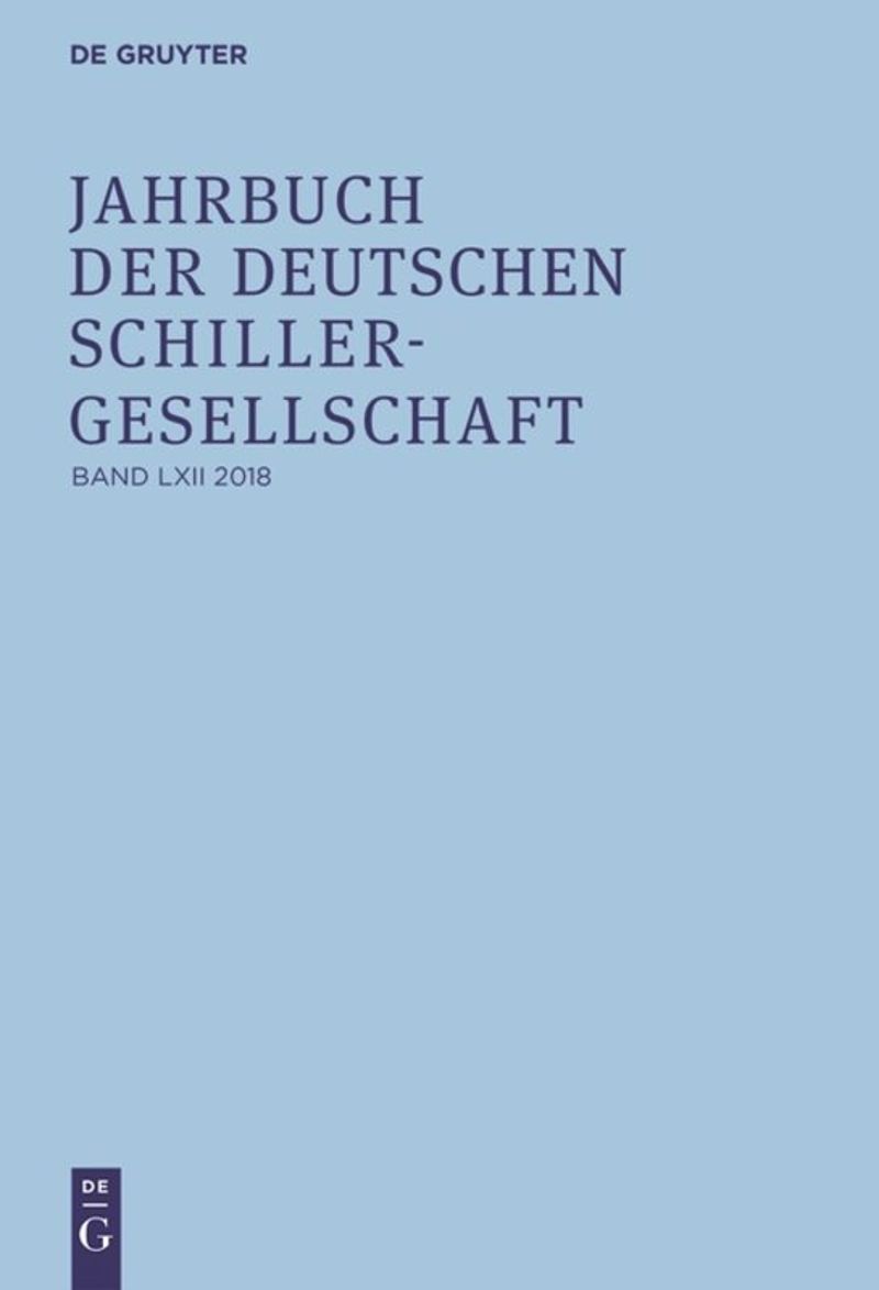 Jahrbuch der Deutschen Schillergesellschaft