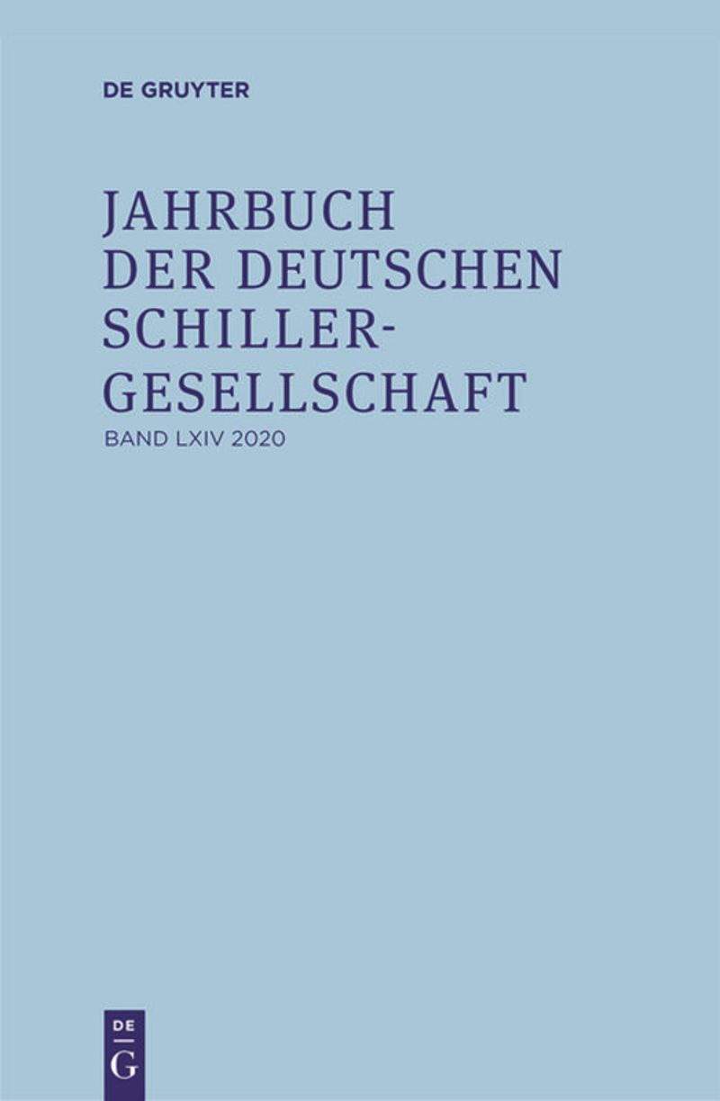 Jahrbuch der Deutschen Schillergesellschaft