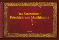 Das Stammbuch Friedrich von Matthissons