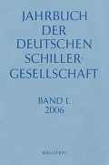 Jahrbuch der Deutschen Schillergesellschaft