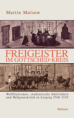 Buchcover: Freigeister im Gottsched-Kreis