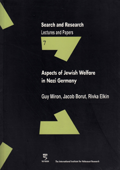Aspects of Jewish Welfare in Nazi Germany Cover Aspects of Jewish Welfare in Nazi Germany