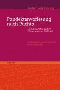 Pandektenvorlesung nach Puchta