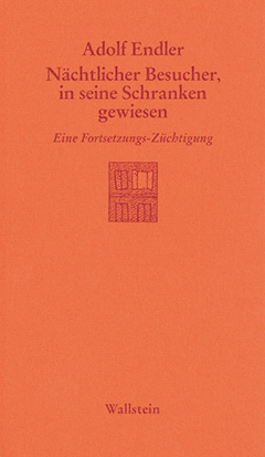 Buchcover: Nächtlicher Besucher, in seine Schranken gewiesen