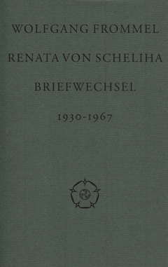 Buchcover: Wolfgang Frommel und Renata von Scheliha. Briefwechsel