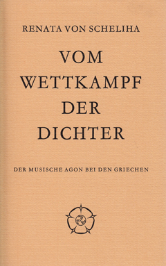 Buchcover: Vom Wettkampf der Dichter