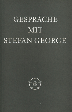 Buchcover: Gespräche mit Stefan George