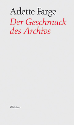 Buchcover: Der Geschmack des Archivs