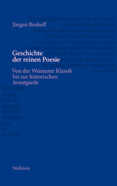 Buchcover: Geschichte der reinen Poesie