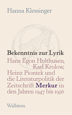 Buchcover: Bekenntnis zur Lyrik