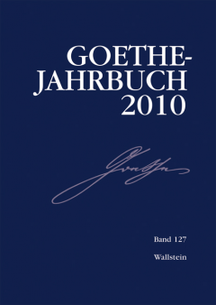 Buchcover: Goethe-Jahrbuch 127, 2010