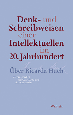 Buchcover: Denk- und Schreibweisen einer Intellektuellen im 20. Jahrhundert
