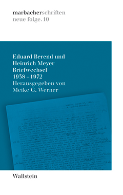 Buchcover: Briefwechsel 1938-1972