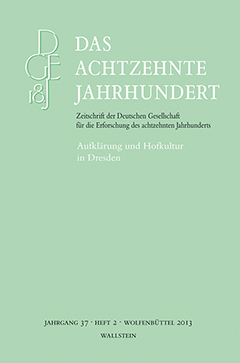 Aufklärung und Hofkultur in Dresden