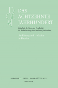 Aufklärung und Hofkultur in Dresden