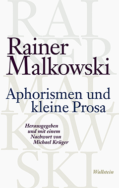 Buchcover: Aphorismen und kleine Prosa
