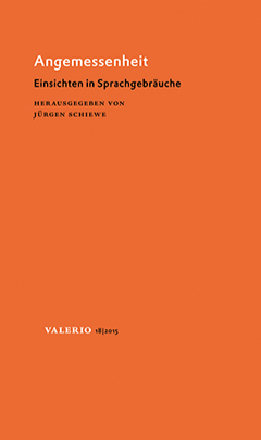 Buchcover: Angemessenheit