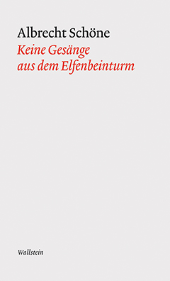 Buchcover: Keine Gesänge aus dem Elfenbeinturm