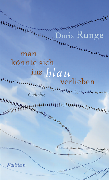 Buchcover: man könnte sich ins blau verlieben