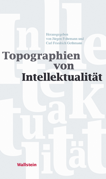 Buchcover: Topographien von Intellektualität