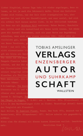 Buchcover: Verlagsautorschaft