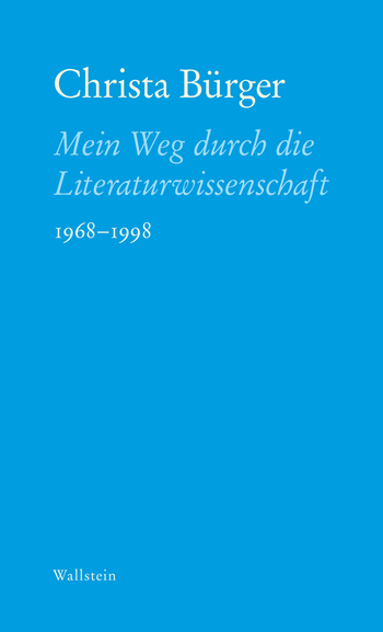 Buchcover: Mein Weg durch die Literaturwissenschaft