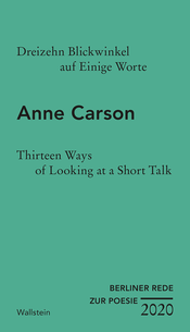 Dreizehn Blickwinkel auf Einige Worte / Thirteen Ways of Looking at a Short Talk