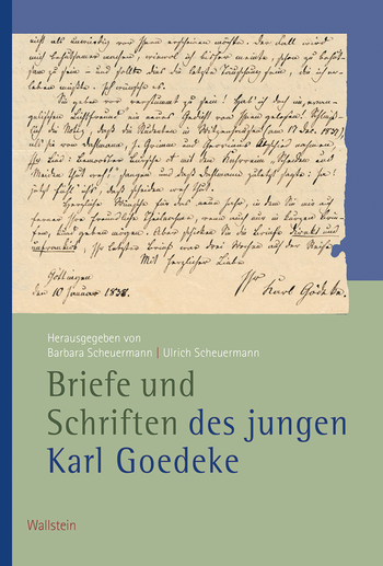 Buchcover: Briefe und Schriften des jungen Karl Goedeke