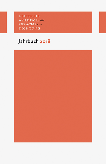Buchcover: Jahrbuch 2018