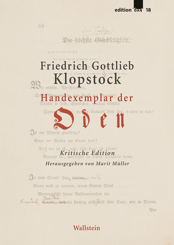 Buchcover: Handexemplar der »Oden«