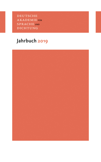 Buchcover: Jahrbuch 2019