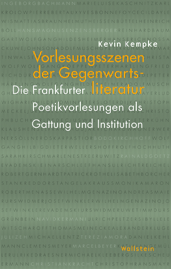 Buchcover: Vorlesungsszenen der Gegenwartsliteratur