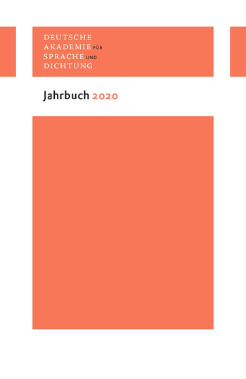 Buchcover: Jahrbuch 2020