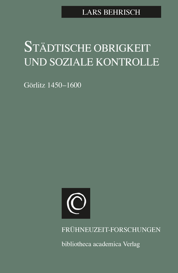 Buchcover: Städtische Obrigkeit und Soziale Kontrolle