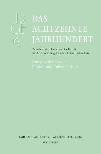 Buchcover: Das achtzehnte Jahrhundert