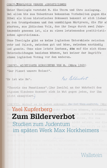 Buchcover: Zum Bilderverbot