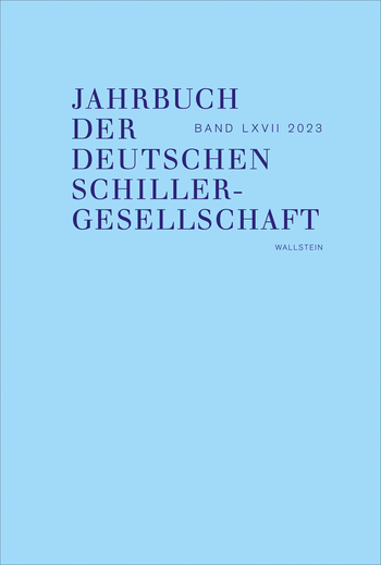 Jahrbuch der Deutschen Schillergesellschaft