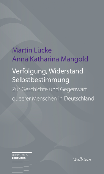 Buchcover: Verfolgung, Widerstand und Selbstbestimmung