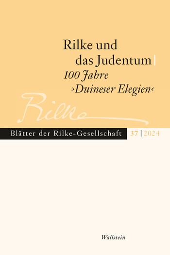 Buchcover: Rilke und das Judentum