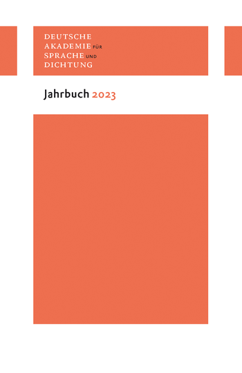 Buchcover: Jahrbuch 2023