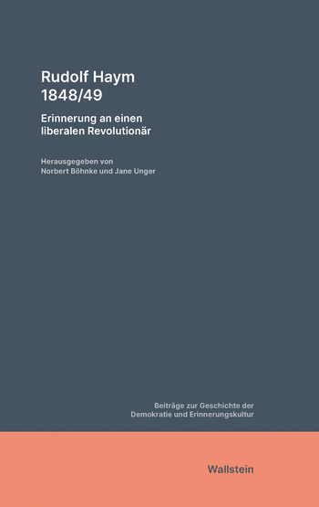 Buchcover: Rudolf Haym 1848/49