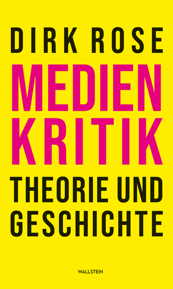 Buchcover: Medienkritik – Theorie und Geschichte