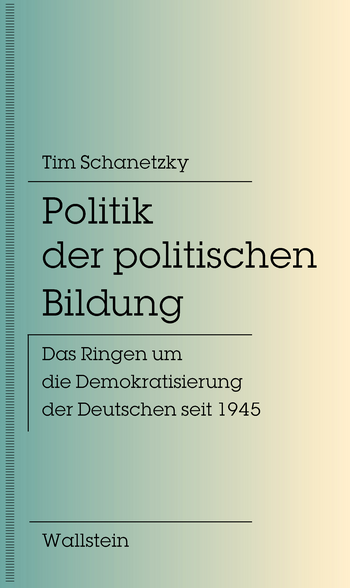 Buchcover: Politik der politischen Bildung