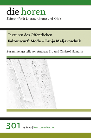 Buchcover: Texturen des Öffentlichen