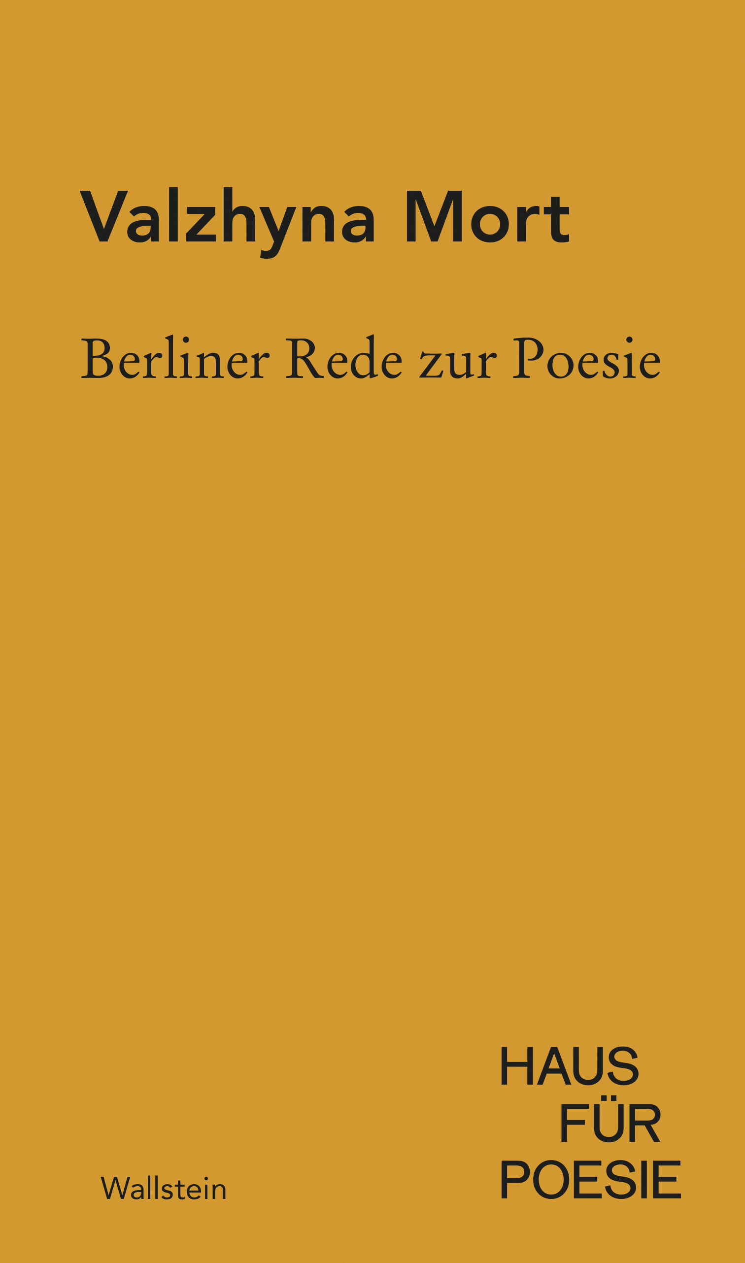 Buchcover: Berliner Rede zur Poesie 2026