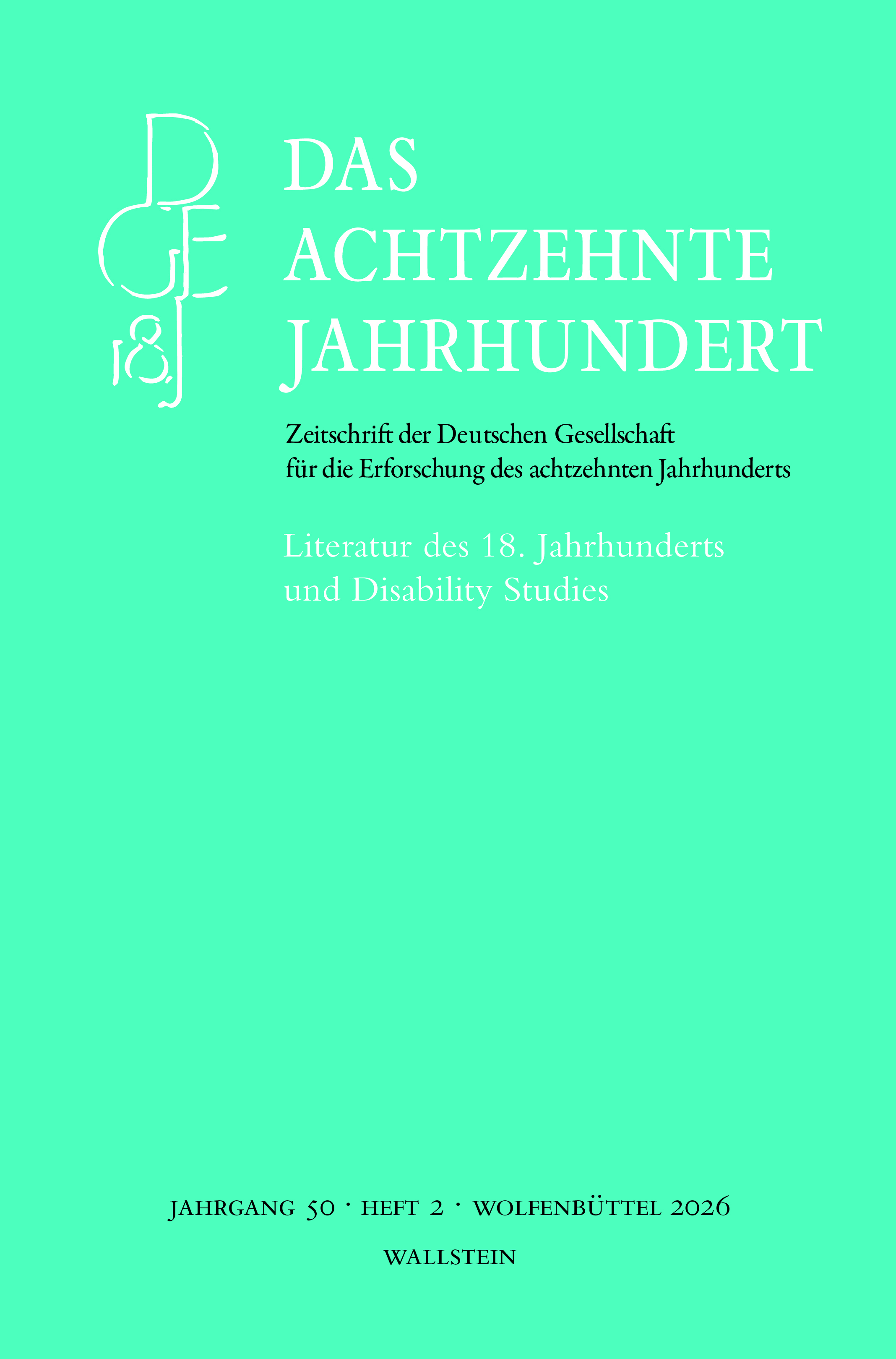 Buchcover: Das achtzehnte Jahrhundert