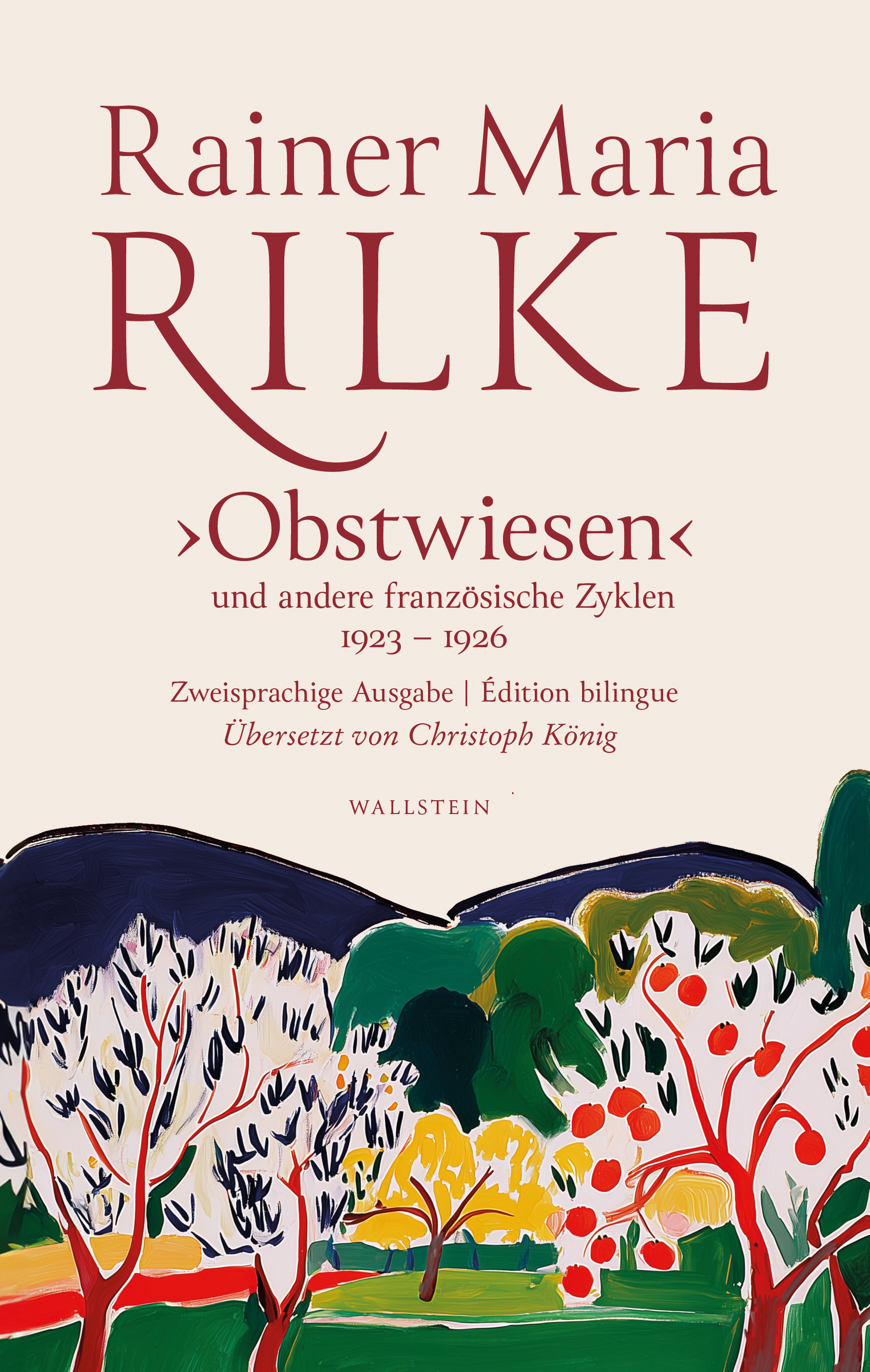 Buchcover: »Obstwiesen« und andere französische Zyklen 1923-1926