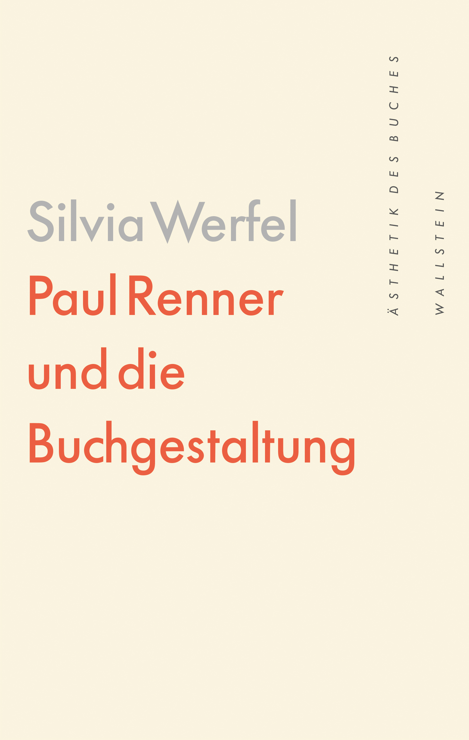 Buchcover: Paul Renner und die Buchgestaltung