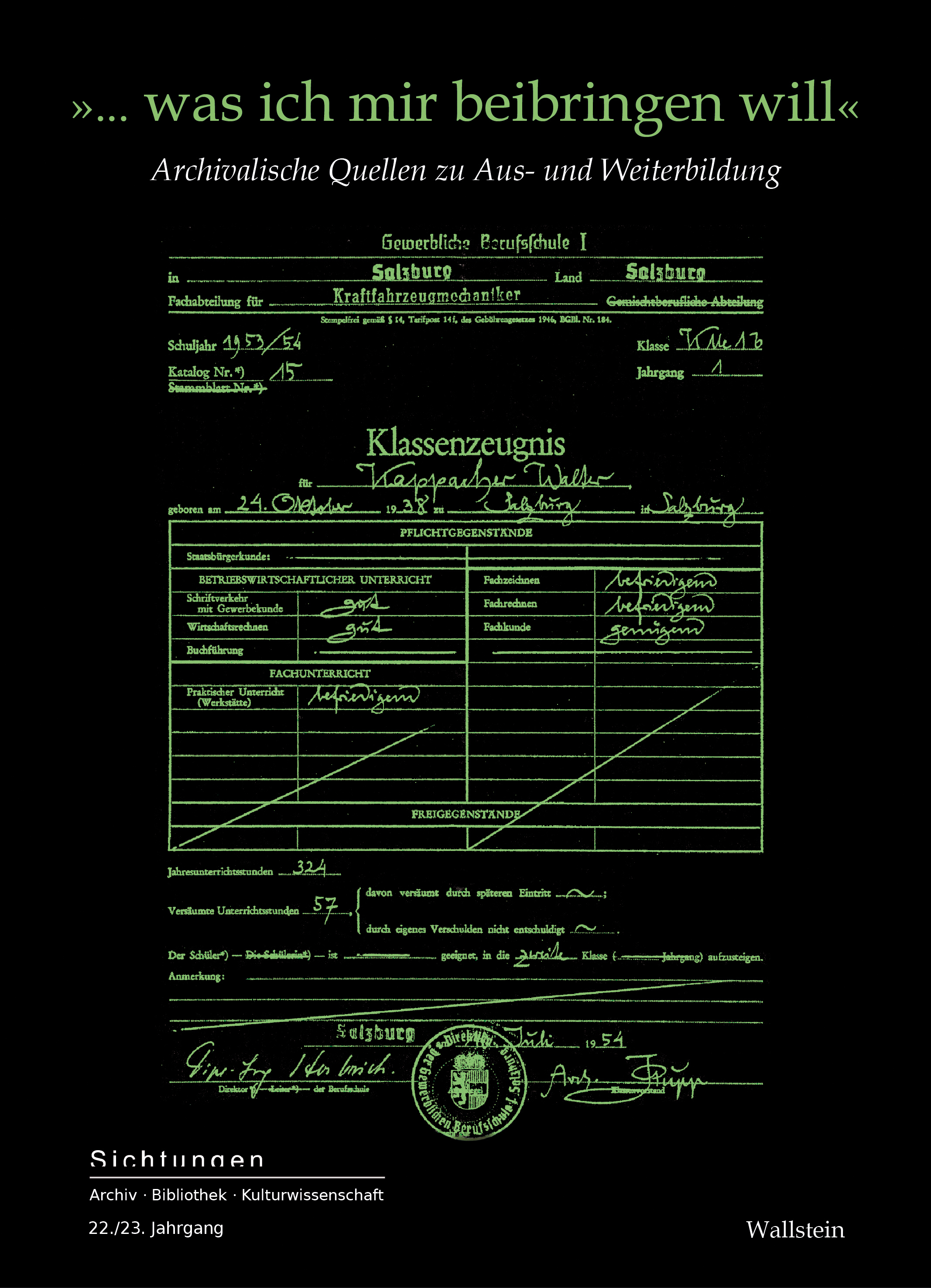 Buchcover: »... was ich mir beibringen will«